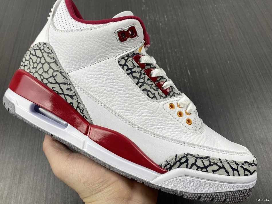 3 Red Cardinal Jordan Retro - CT8532-126 0126